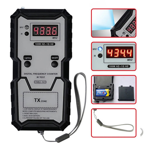 CNBJ-501 100M-1GHz Infrared Frequency Tester - HoMEdemic™ 