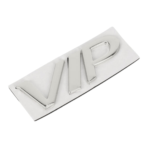 Car Split VIP Metal Personalized Decorative Stickers, Size: 7.5 x 3 x 0.5cm (Silver) - HoMEdemic™ 