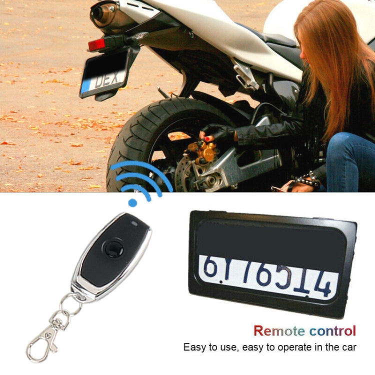 US Motorcycle License Plate Cover Frame Roller Blind License Plate Bracket - HoMEdemic™ 