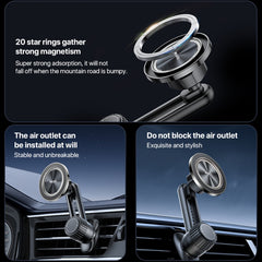 Yesido C168 MagSafe Magnetic Car Air Vent Phone Holder - HoMEdemic™ 