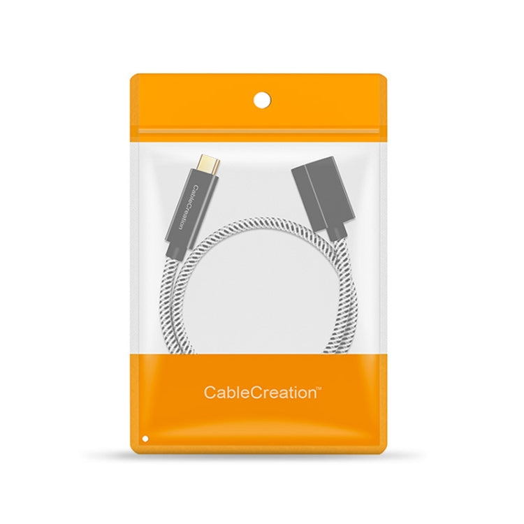 CC0316 0.3m Type-C / USB-C Male to Female Extension Cable Computer Phone Charging Cable(Black) - HoMEdemic™ 