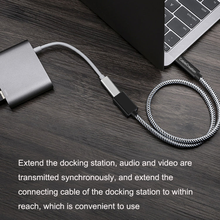 CC0316 0.3m Type-C / USB-C Male to Female Extension Cable Computer Phone Charging Cable(Black) - HoMEdemic™ 