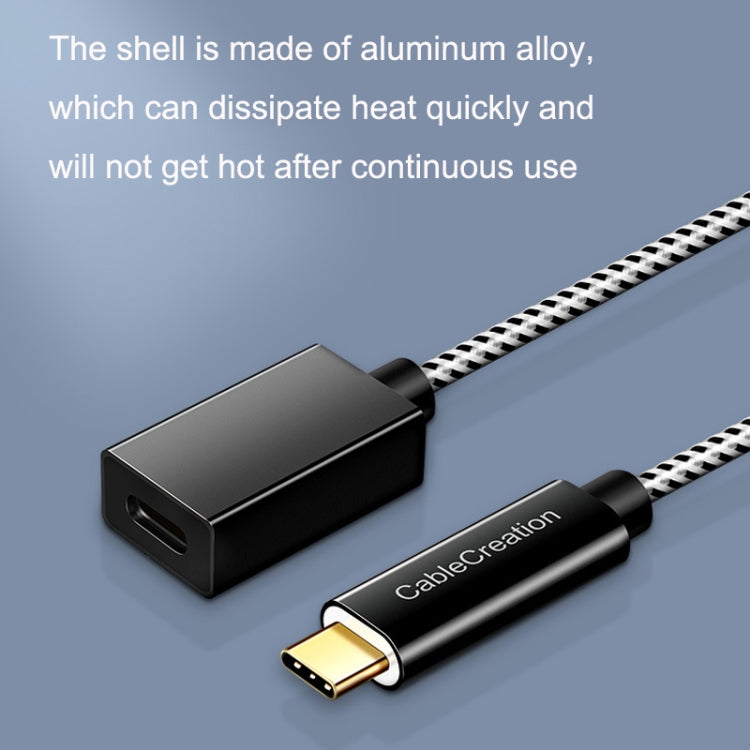 CC0316 1m Type-C / USB-C Male to Female Extension Cable Computer Phone Charging Cable(Black) - HoMEdemic™ 