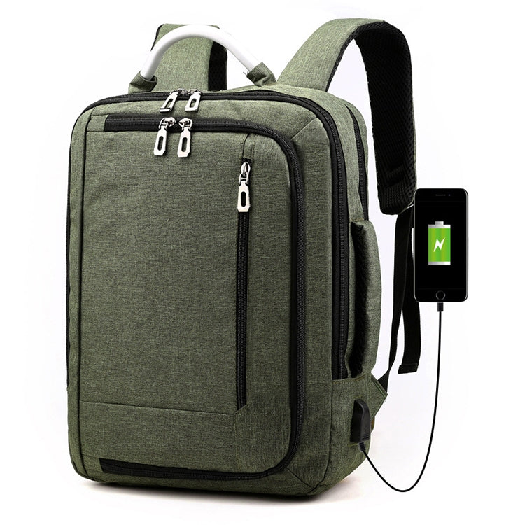 cxs-620 Multifunctional Oxford Laptop Bag Backpack (Army Green) - HoMEdemic™ 