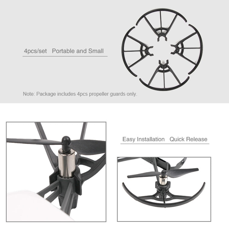 4 PCS Propeller Protective Covers for DJI TELLO Drone(Black) - HoMEdemic™ 