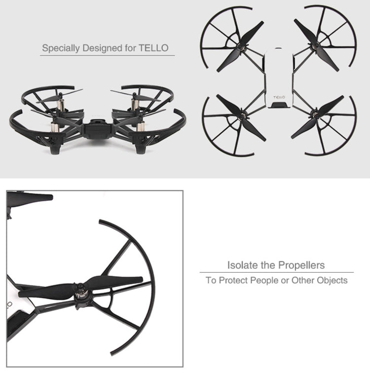 4 PCS Propeller Protective Covers for DJI TELLO Drone(Black) - HoMEdemic™ 