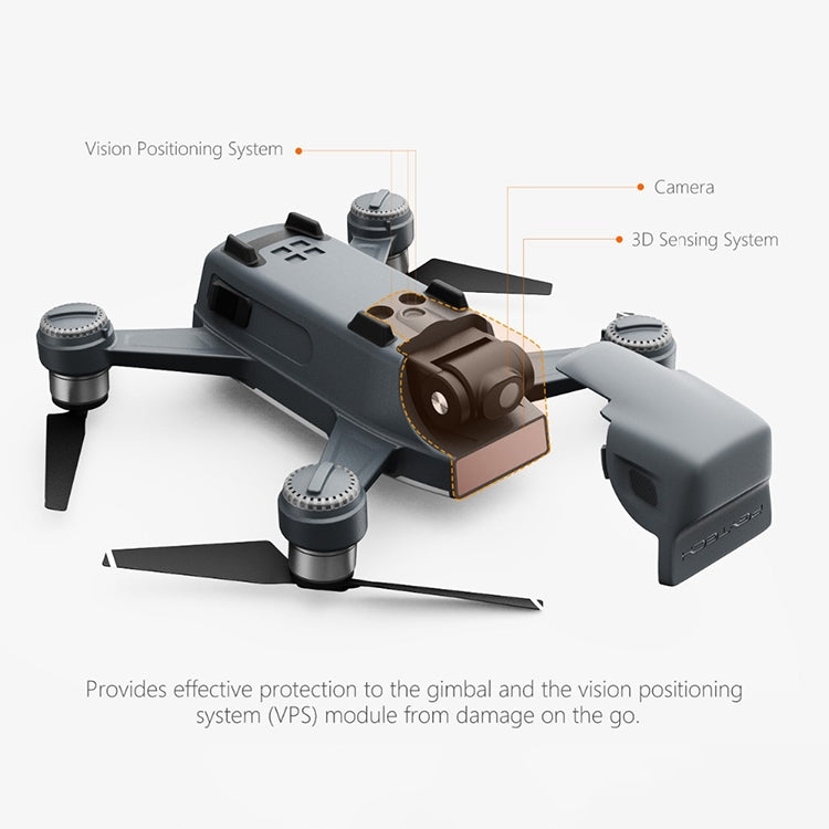 PGYTECH Gimbal Camera Lens Shade Hood Protective Cover for DJI Spark(Grey) - HoMEdemic™ 