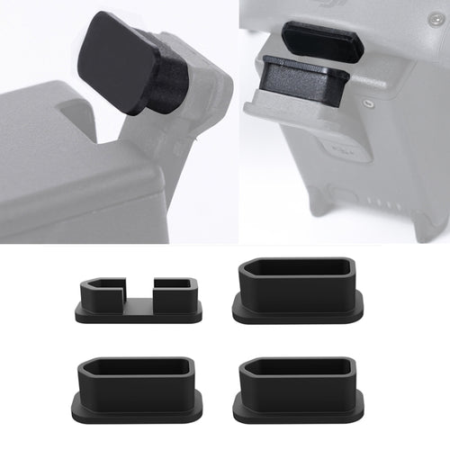 Sunnylife FV-DC269 4 in 1 Silicone Body Port + Battery Port Dust-Proof Plugs for DJI FPV - HoMEdemic™ 