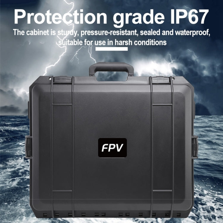 For DJI FPV Waterproof Explosion-proof Suitcase Portable Storage Box Case Travel Carrying Bag, No Disassembly Propeller - HoMEdemic™ 