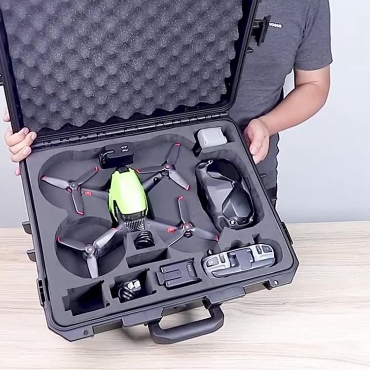 For DJI FPV Waterproof Explosion-proof Suitcase Portable Storage Box Case Travel Carrying Bag, No Disassembly Propeller - HoMEdemic™ 