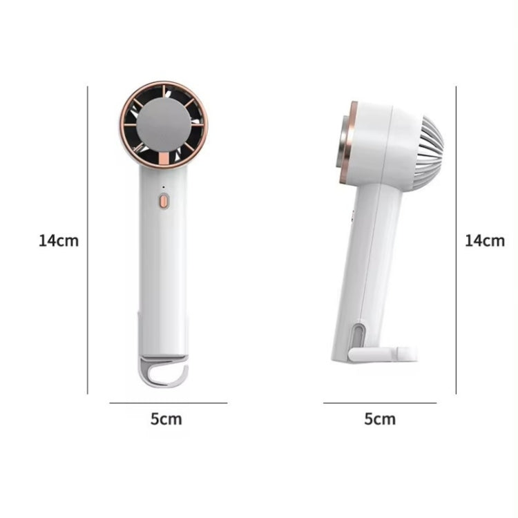 CL02 Outdoor Summer Cooler Cooling Effect Handheld Fan USB Semiconductor Fan(Pink) - HoMEdemic™ 