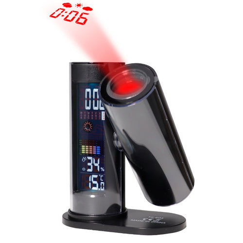 TS-E03 360 Degrees Rotate LED Projection Clock, EU Plug - HoMEdemic™ 