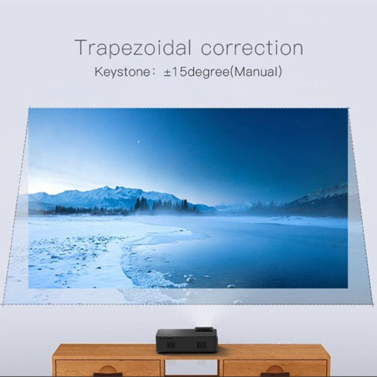 CM1 5.8 inch LCD TFT Screen 280 Lumens 1280x768P Smart Projector,Support HDMIx2, USB, SD, VGA, AV, TV, Audio Out - HoMEdemic™ 