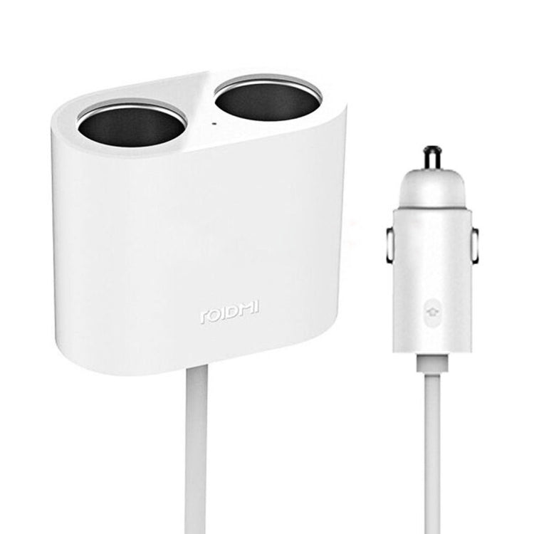 Original Xiaomi Youpin ROIDMI 2 in 1 120W 10A Car Cigarette Lighter + Dual USB Port Quick Charge Car Charger(White) - HoMEdemic™ 