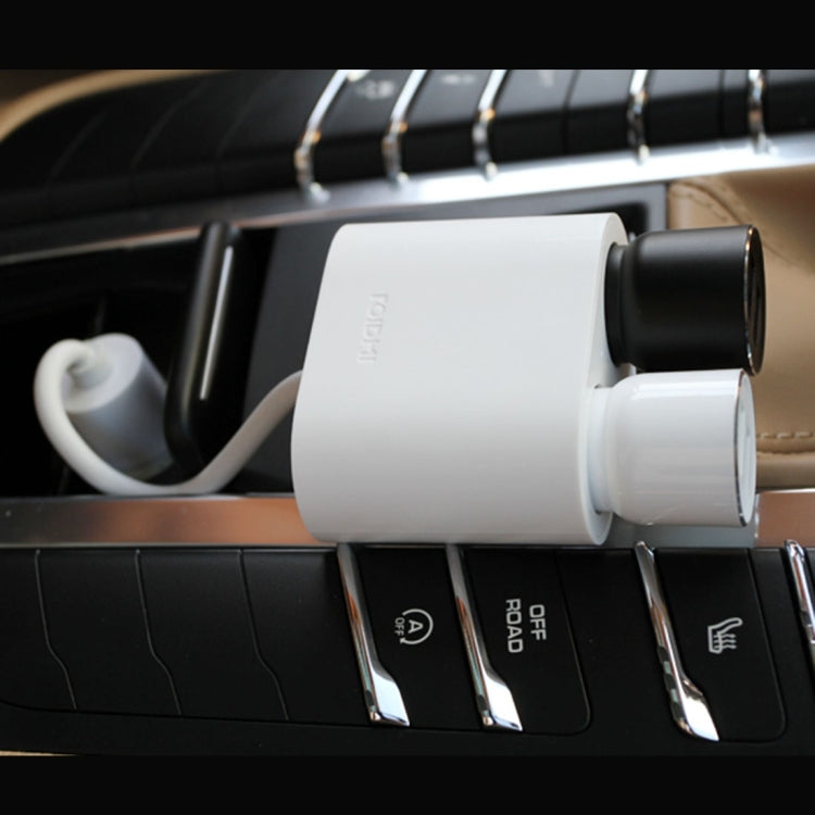 Original Xiaomi Youpin ROIDMI 2 in 1 120W 10A Car Cigarette Lighter + Dual USB Port Quick Charge Car Charger(White) - HoMEdemic™ 