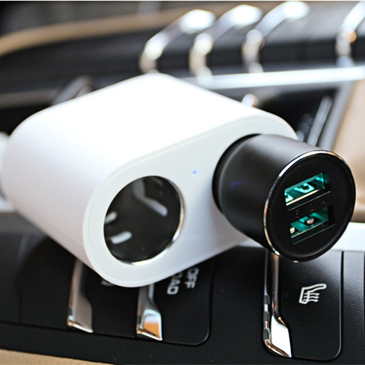 Original Xiaomi Youpin ROIDMI 2 in 1 120W 10A Car Cigarette Lighter + Dual USB Port Quick Charge Car Charger(White) - HoMEdemic™ 