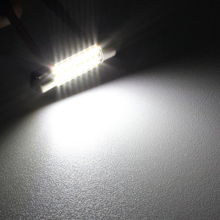 2 PCS Festoon 36mm 2W 160LM White Light 16 LED SMD 4014 Error Free License Plate Lights Car Light Bulb, 36mm - HoMEdemic™ 
