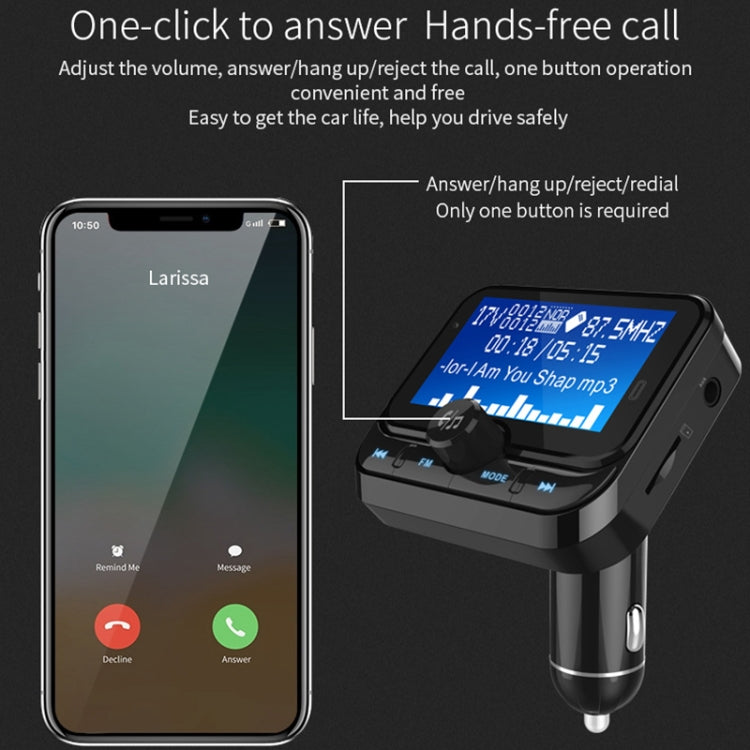 BC32 Dual USB Charging Bluetooth Hand-free Car Charger FM Transmitter MP3 Music Player Car Kit, Support Hands-Free Call & Micro SD Recording & Voltage Detection, BC32 - HoMEdemic™ 