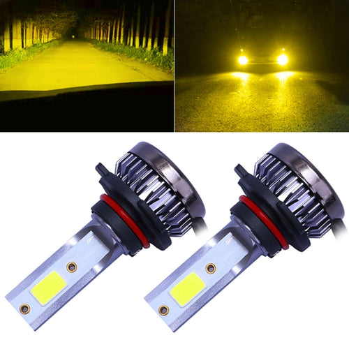 2 PCS 9005 DC9-36V / 36W / 3000K / 6000LM IP68 Car / Motorcycle Mini COB LED Headlight Lamps / Fog Light - HoMEdemic™ 