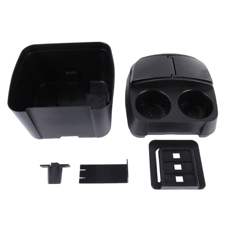 SHUNWEI SD-1605 Multifunction 3 in 1 Car Cup Holder Drink Bottle Can Garbage Can Portable Vehicle Trash Can Bin Rubbish Bin Organizer, SD-1605 Black, SD-1605 Khaki - HoMEdemic™ 