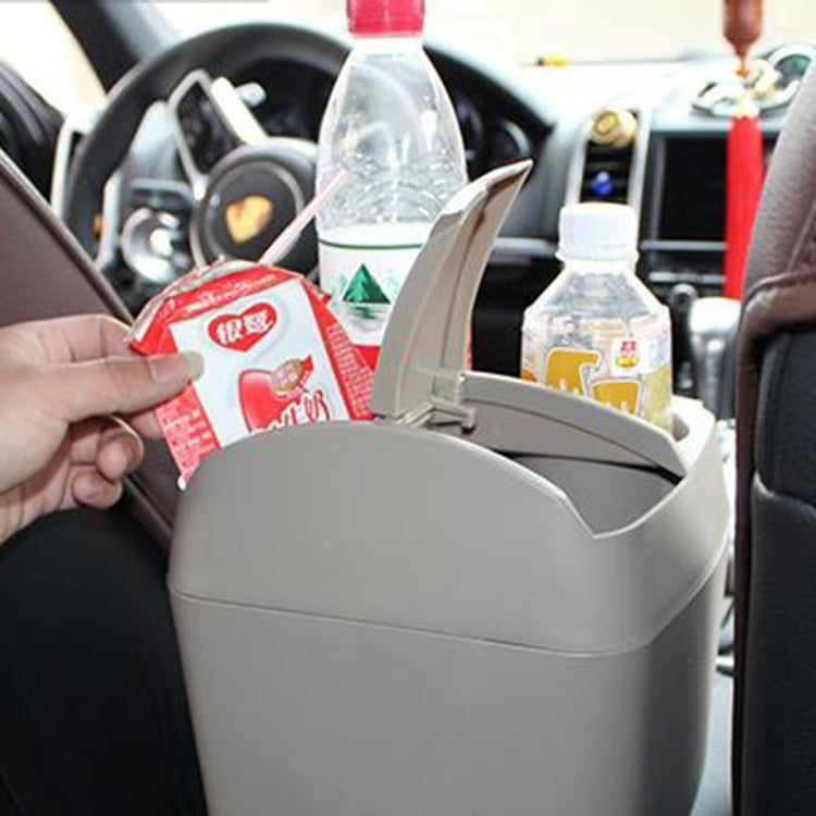 SHUNWEI SD-1605 Multifunction 3 in 1 Car Cup Holder Drink Bottle Can Garbage Can Portable Vehicle Trash Can Bin Rubbish Bin Organizer, SD-1605 Black, SD-1605 Khaki - HoMEdemic™ 