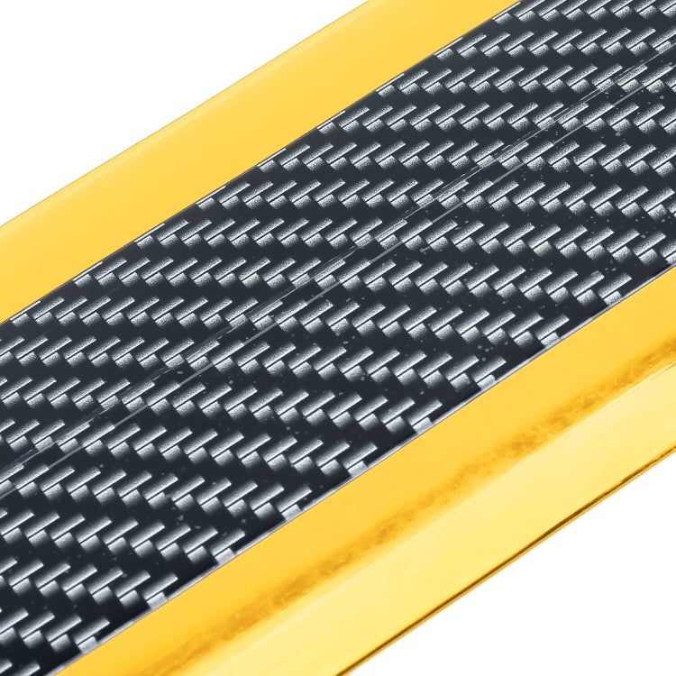 Universal Electroplate Carbon Fibre Car Door Threshold Decoration Strip Decorative Sticker, Size : 5CM x 2M, 5CM x 2M (Gold), 5CM x 2M (Red), 5CM x 2M (Silver) - HoMEdemic™ 