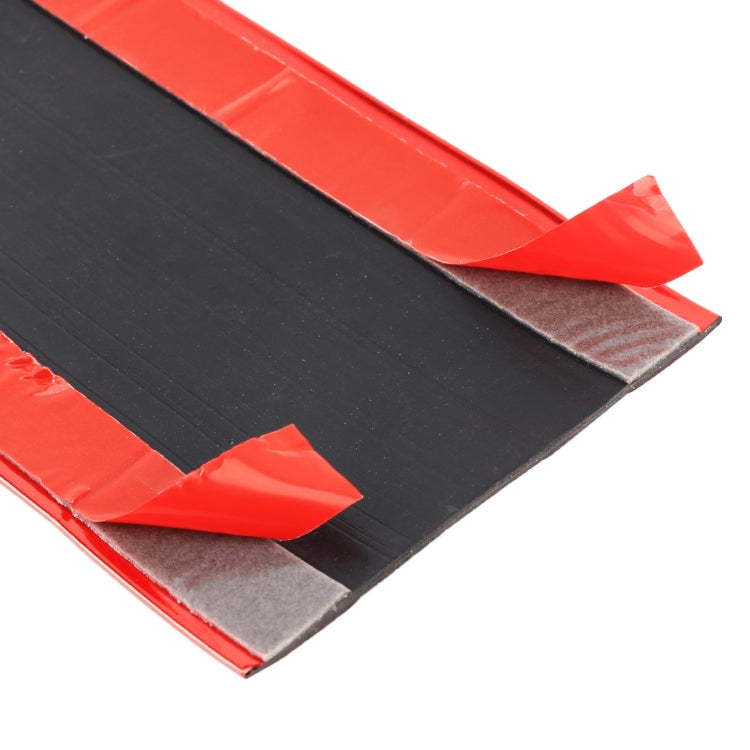 Universal Electroplate Carbon Fibre Car Door Threshold Decoration Strip Decorative Sticker, Size : 5CM x 2M, 5CM x 2M (Gold), 5CM x 2M (Red), 5CM x 2M (Silver) - HoMEdemic™ 