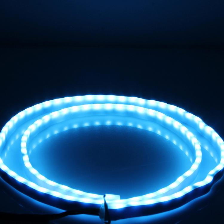 1.5m Car Auto Waterproof Universal Four Color Rear Flowing Light Tail Box Lights with Tail Light Controller, Ice Blue Light Driving Light, White Light Reversing Light, Red Light Brake Light, Yellow Light Turn Signal Light, LED Lamp Strip Tail Decoration - HoMEdemic™ 