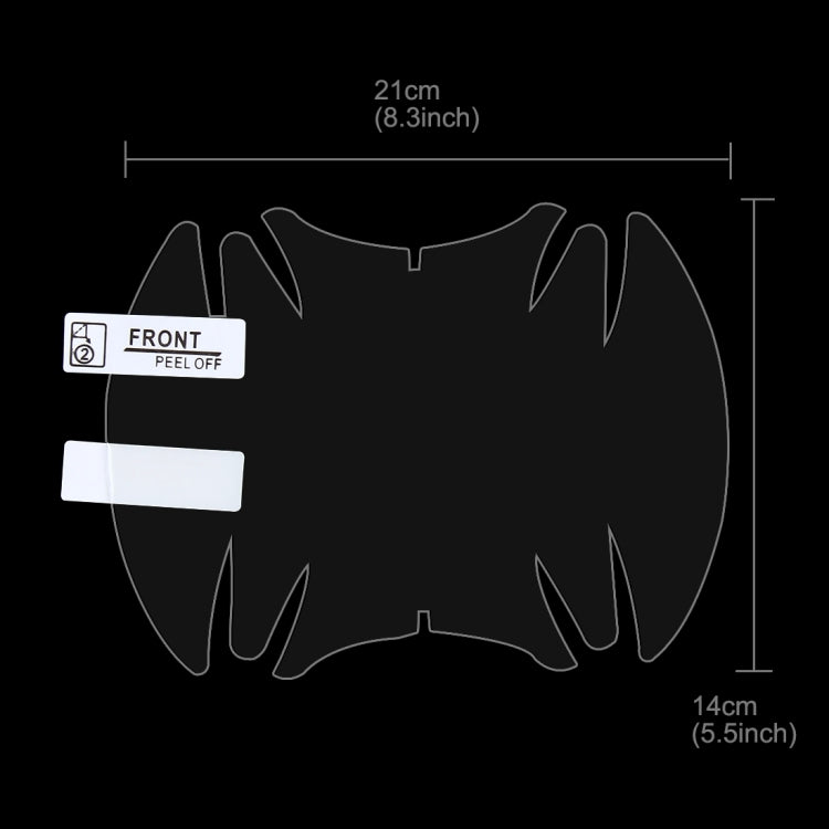 4 PCS Car Auto OPVC Door Bowl Handle Anti-scratch Protective Film for Honda, For Honda - HoMEdemic™ 