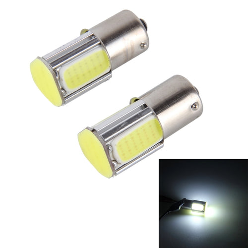 2 PCS 1156/BA15S 5W 6000K 350lm 4 COB LEDs Canbus Car Brake Light Tail Light Bulb, DC 12V - HoMEdemic™ 