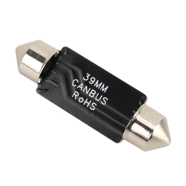 2 PCS 39mm DC12V / 1.5W / 6000K / 110LM 8LEDs SMD-3030 Car Reading Lamp Dome Light, with Decoder, 39mm - HoMEdemic™ 