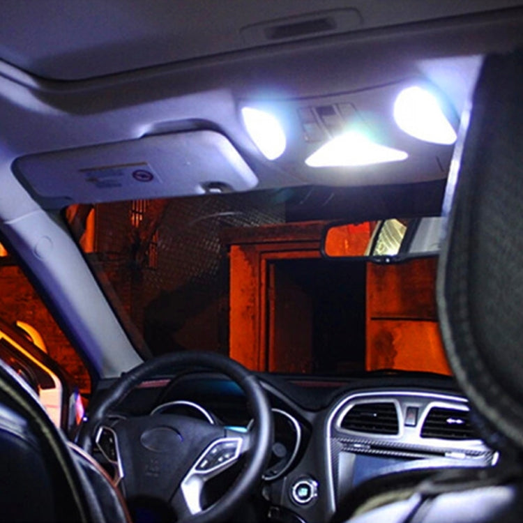 10 PCS 31mm DC12V / 2W / 7000K / 80LM 4LEDs SMD-5050 Car Reading Lamp, 31mm, 4LEDs SMD-5050 - HoMEdemic™ 