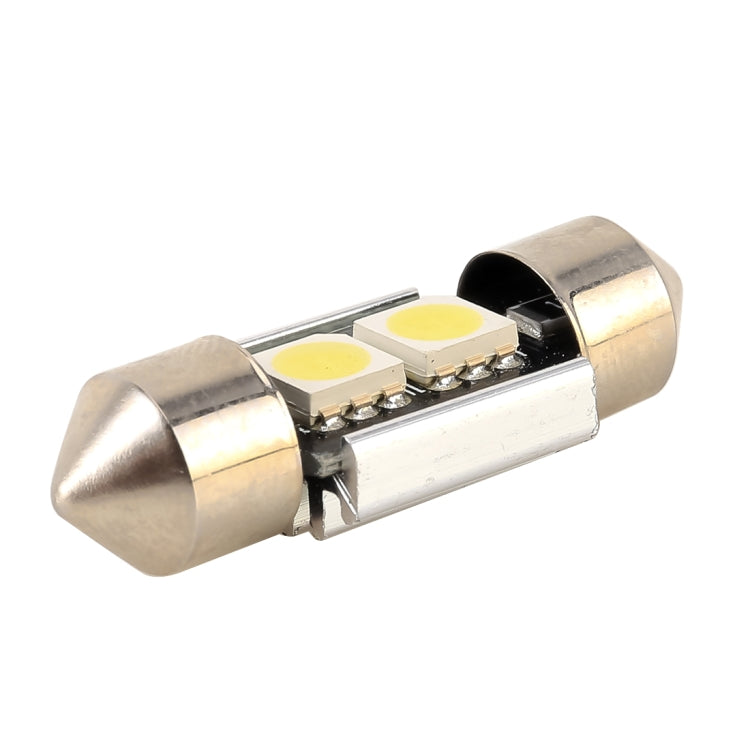 10 PCS 31mm DC12V / 1.7W / 7000K / 70LM 2LEDs SMD-5050 Car Reading Lamp, 31mm, 2LEDs SMD-5050 - HoMEdemic™ 