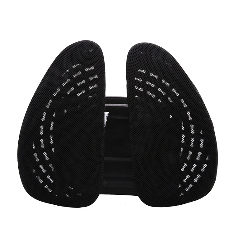 Car Lumbar Support Office Seat Belt Backrest Double Cushion Car Home Massage Lumbar Ice Silk Pillow