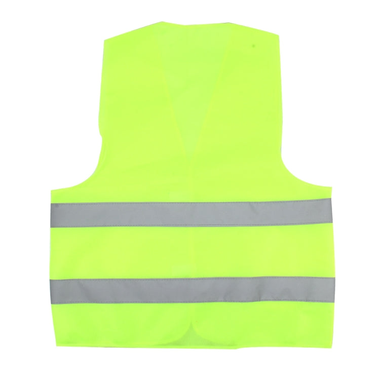 XL Reflective Fluorescent Vest Safty Cloth Driving School Construction Traffic Safty Warning Working Cloth, XL Vest