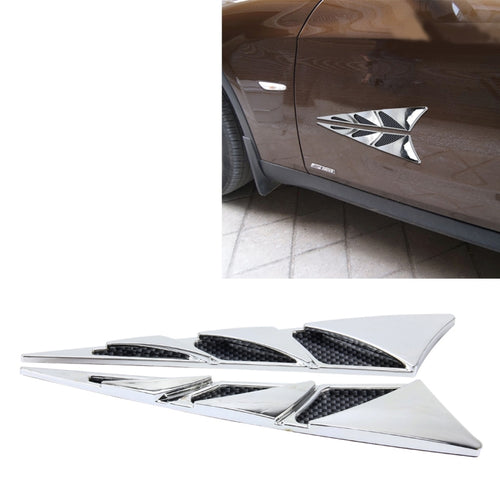 YI-226 2 PCS Car Side Air Intake Flow Vent Fender Decorative Stickers Cover - HoMEdemic™ 