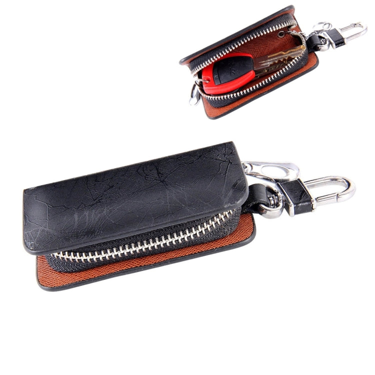 Universal Leather Roots Texture Waist Hanging Zipper Wallets Key Holder Bag (No Include Key) - HoMEdemic™ 