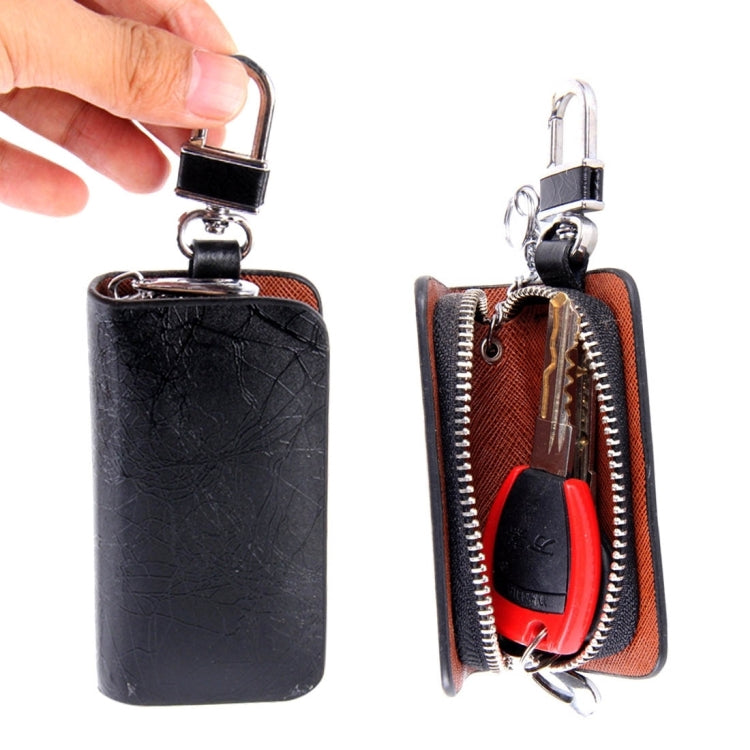 Universal Leather Roots Texture Waist Hanging Zipper Wallets Key Holder Bag (No Include Key) - HoMEdemic™ 