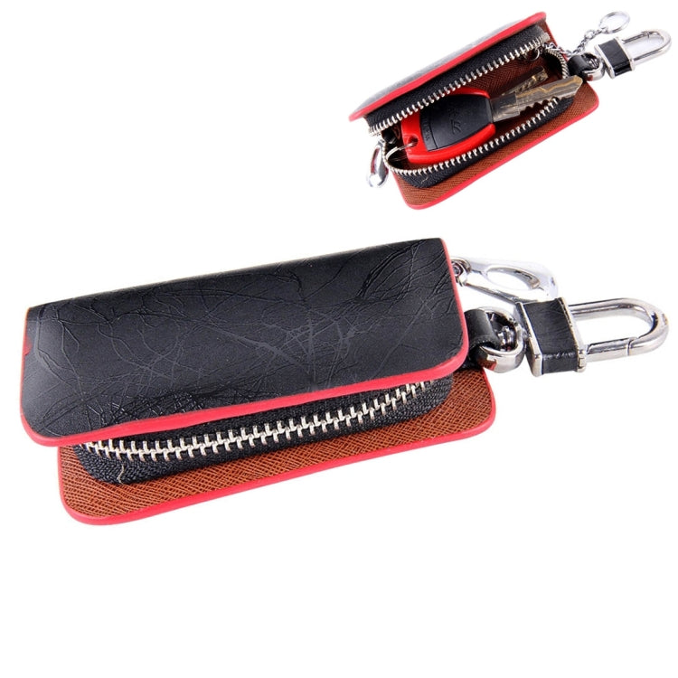 Universal Leather Roots Texture Waist Hanging Zipper Wallets Key Holder Bag (No Include Key) - HoMEdemic™ 