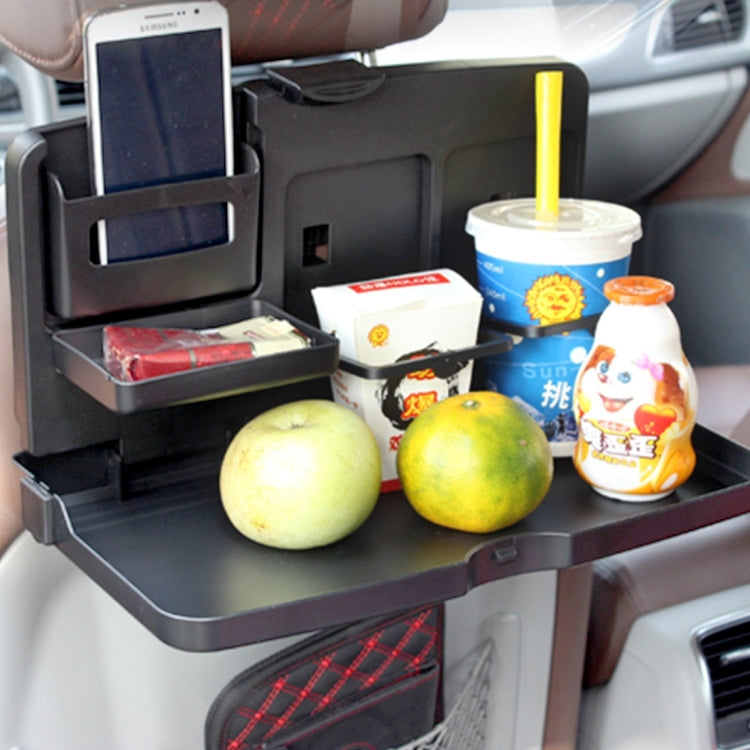 SHUNWEI SD-1503 Vehicle Multi-function Foldable Tray Back Seat Table Drink Food Cup Holder Travel Dining Tray Organzier, SD-1503 - HoMEdemic™ 