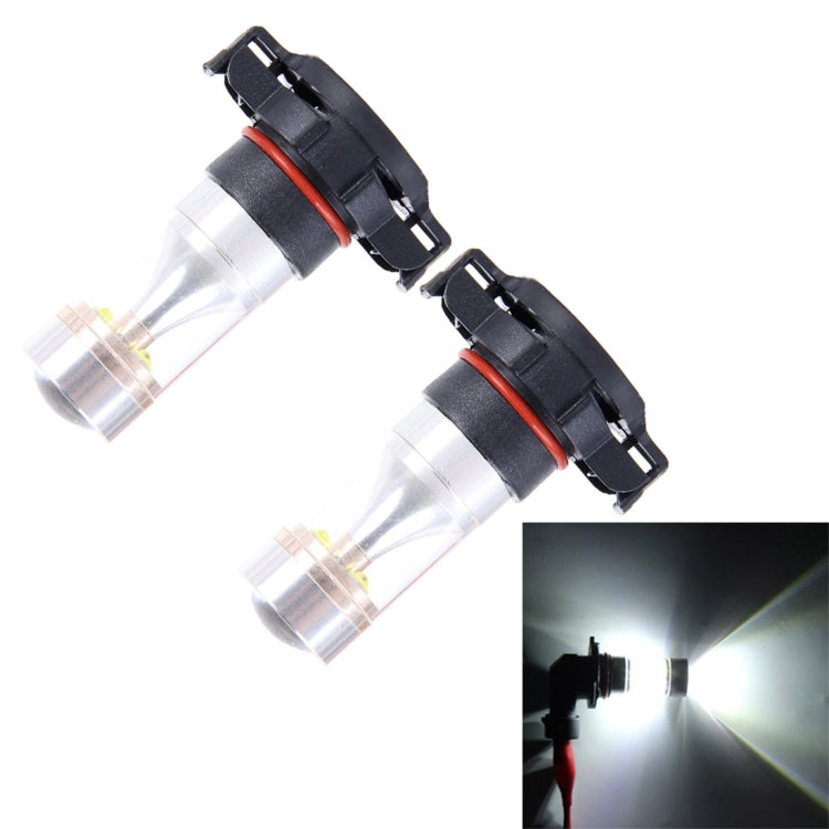 2 PCS H16 30W 350LM 6000K White Light CREE 6 LED Car Fog Light Bulb, DC 12V, H16 - HoMEdemic™ 