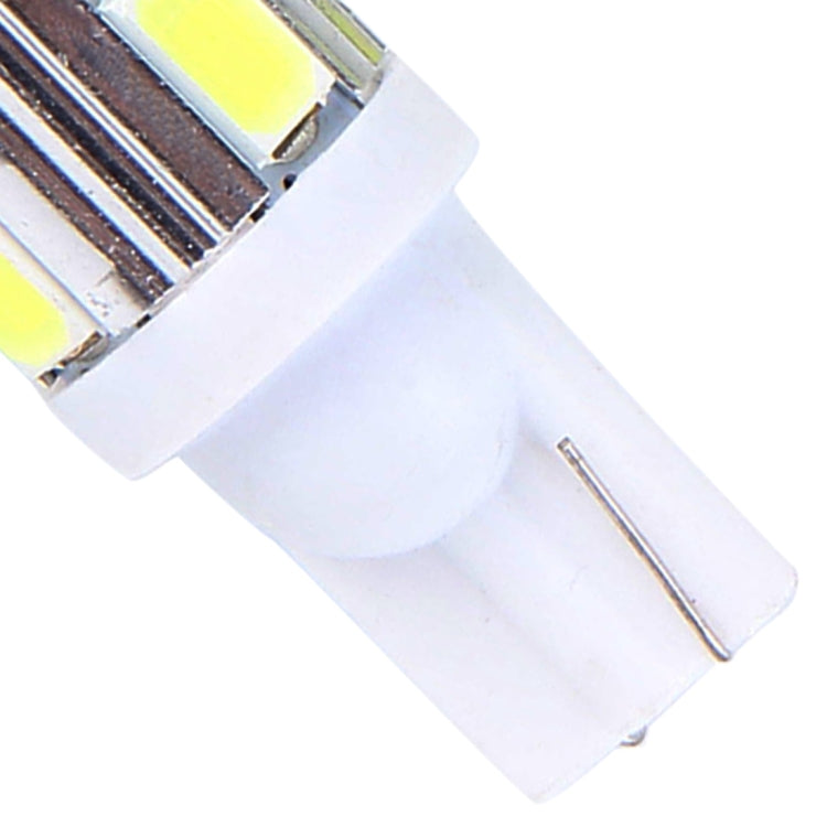 2 PCS T10 6W White Light 10 SMD 5630 LED Car Clearance Lights Lamp, DC 12V, 10 SMD 5630 LEDs - HoMEdemic™ 
