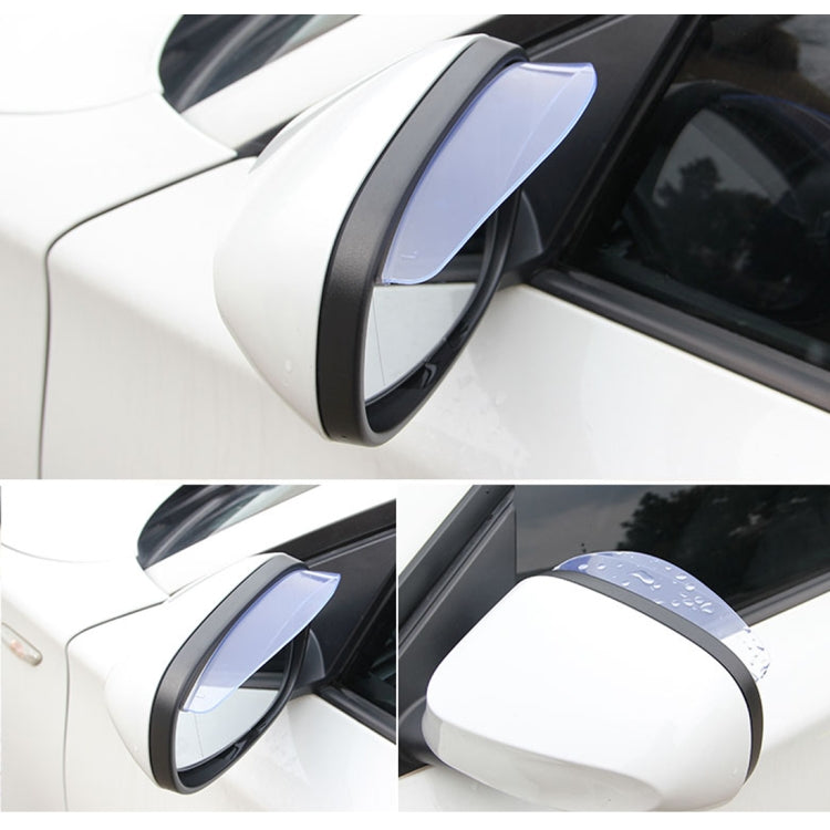 1 Pair Car Rearview Mirror Rain Blades Car Back Mirror Eyebrow Rain Cover Car Rearview Mirror Eyebrow Covers Flexible Protection Rainproof Decoration Accessories, 3R-2101 - HoMEdemic™ 