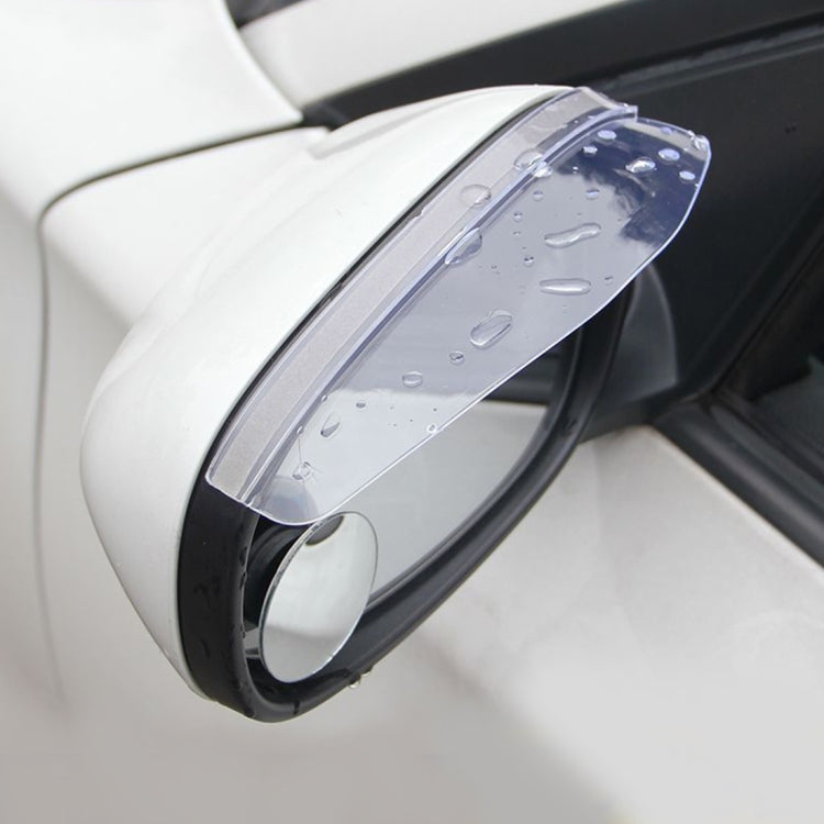1 Pair Car Rearview Mirror Rain Blades Car Back Mirror Eyebrow Rain Cover Car Rearview Mirror Eyebrow Covers Flexible Protection Rainproof Decoration Accessories, 3R-2101 - HoMEdemic™ 