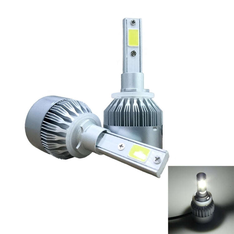 2pcs 880/881 18W 1800LM 6000K Waterproof IP68 Car Auto LED Headlight with 2 COB LED Lamps, DC 9-36V, 880/881 - HoMEdemic™ 