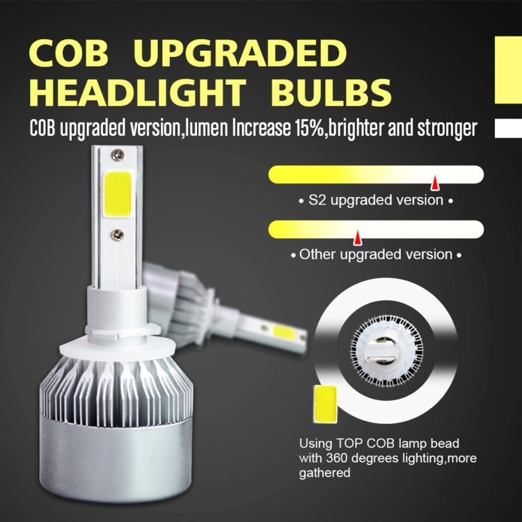 2pcs 880/881 18W 1800LM 6000K Waterproof IP68 Car Auto LED Headlight with 2 COB LED Lamps, DC 9-36V, 880/881 - HoMEdemic™ 