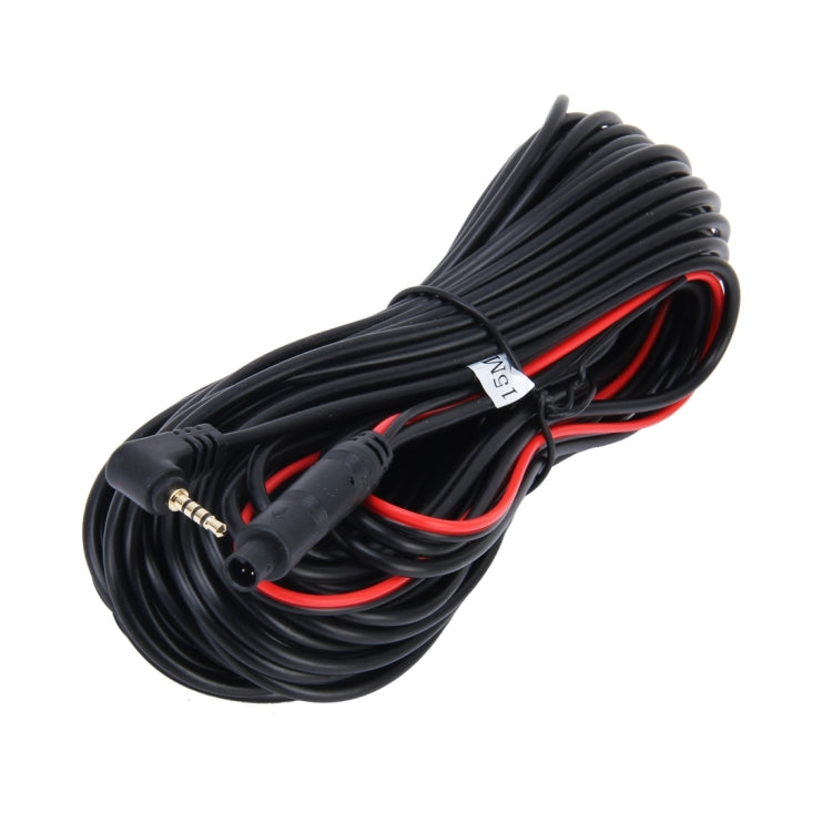 6m 4P Male & 2.5mm Female to 2.5mm Reversing Camera Extension Cord Rearview Mirror Vehicle Traveling Data Recorder Video Conversion for BMW, 6m 4P - HoMEdemic™ 