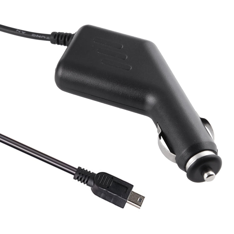 Universal Mini USB Charger Adapter For Car DVR Camera GPS Navigation Input 10V - 48V Ouput 5V 1.5A,  Cable Length: 3.5m, Mini USB Cable Length: 3.5m - HoMEdemic™ 