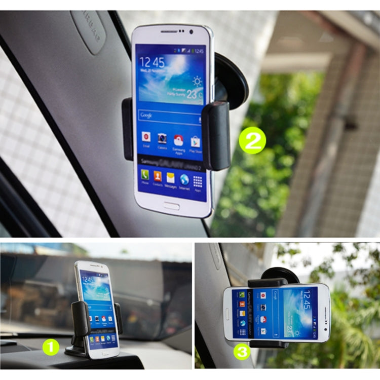 3R-1005 Universal Car Suction Cup Mount Bracket Phone Holder for 68-80mm Mobile Phone - HoMEdemic™ 
