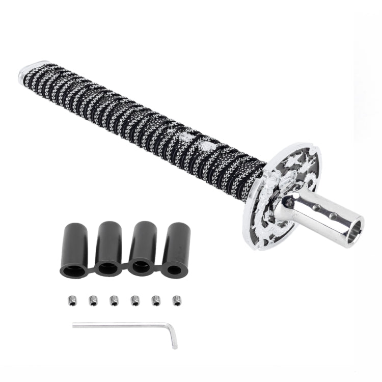 Universal Samurai Shape Manual or Automatic Gear Shift Knob, Length: 31.5cm